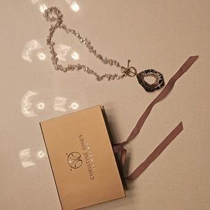 Christine Jones Jewelry natural stone geode necklace